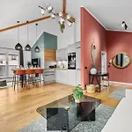 Edler Wohnraum Schwanenteich-penthouse Mit Garage, Grill, Kaffeevollautomat, Klima, Lift & Terrasse Appartamento *